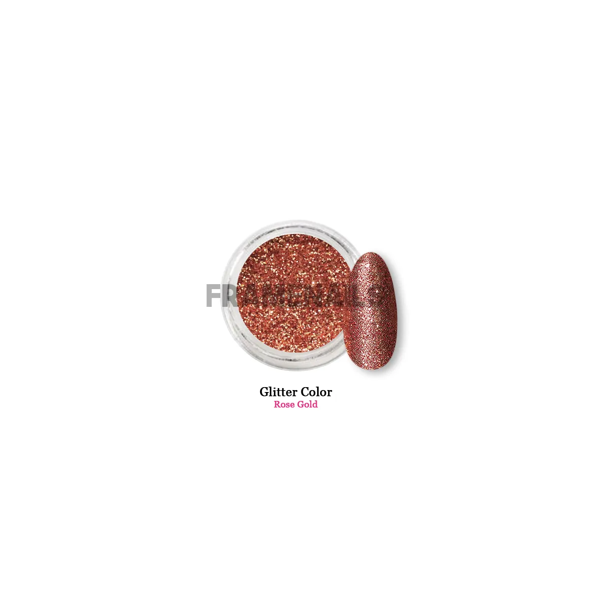 Glitter Color Rose Gold