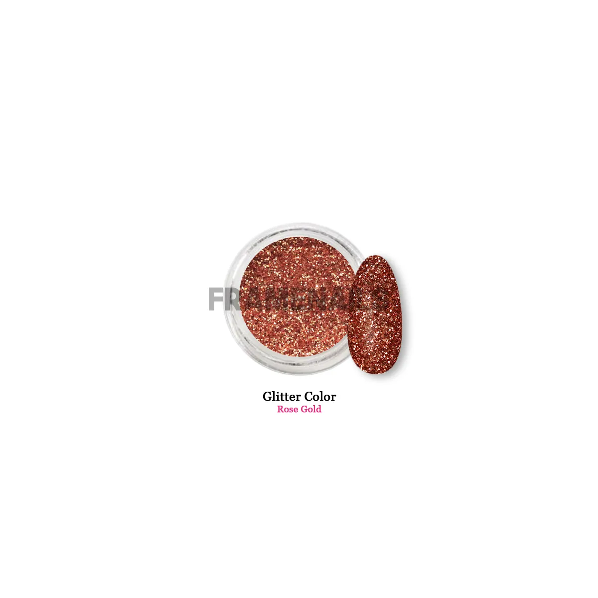 Glitter Color Rose Gold