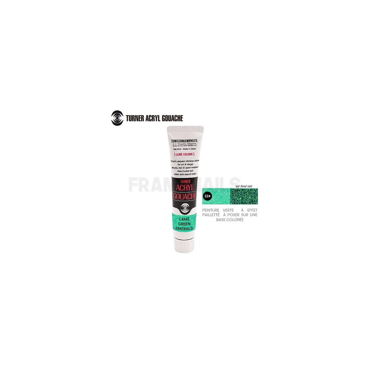 Lamé Green Emerald Turner 224 (20ml)