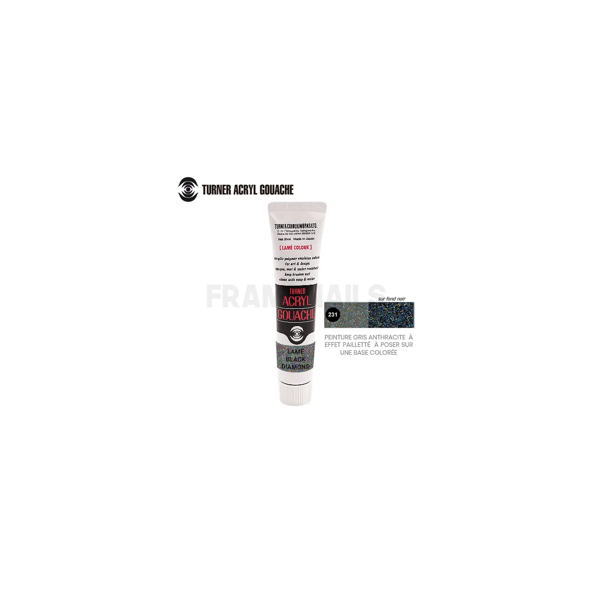 Lamé Black Diamond Turner 231 (20ml)