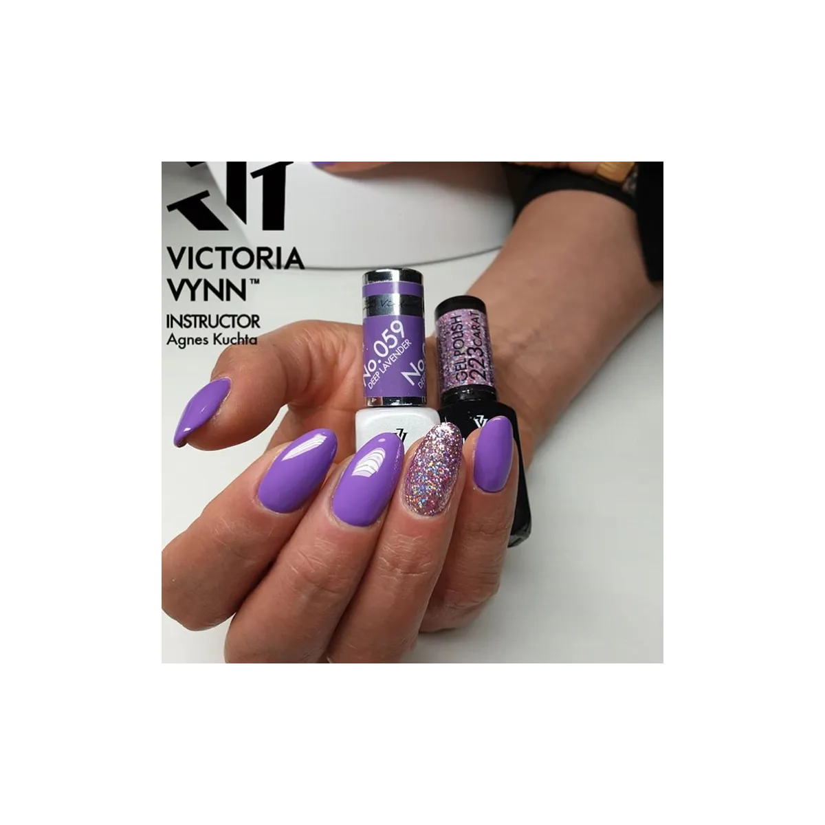 Vernis semi permanent Pure Creamy 59 Deep Lavender