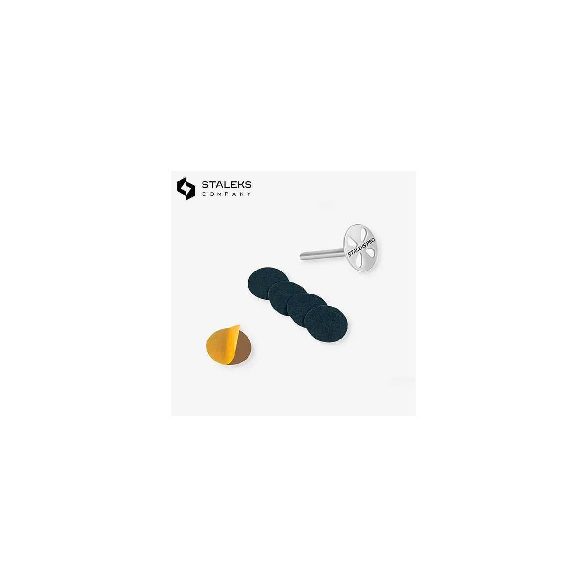 Set Pododisc S 15mm + 5 feuilles abrasives grain 180 Staleks