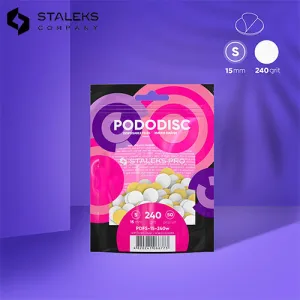 Recharge Pododisc S feuilles blanches grain 240 (50pcs) Staleks