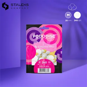 Recharge Pododisc M feuilles blanches grain 240 (50pcs) Staleks