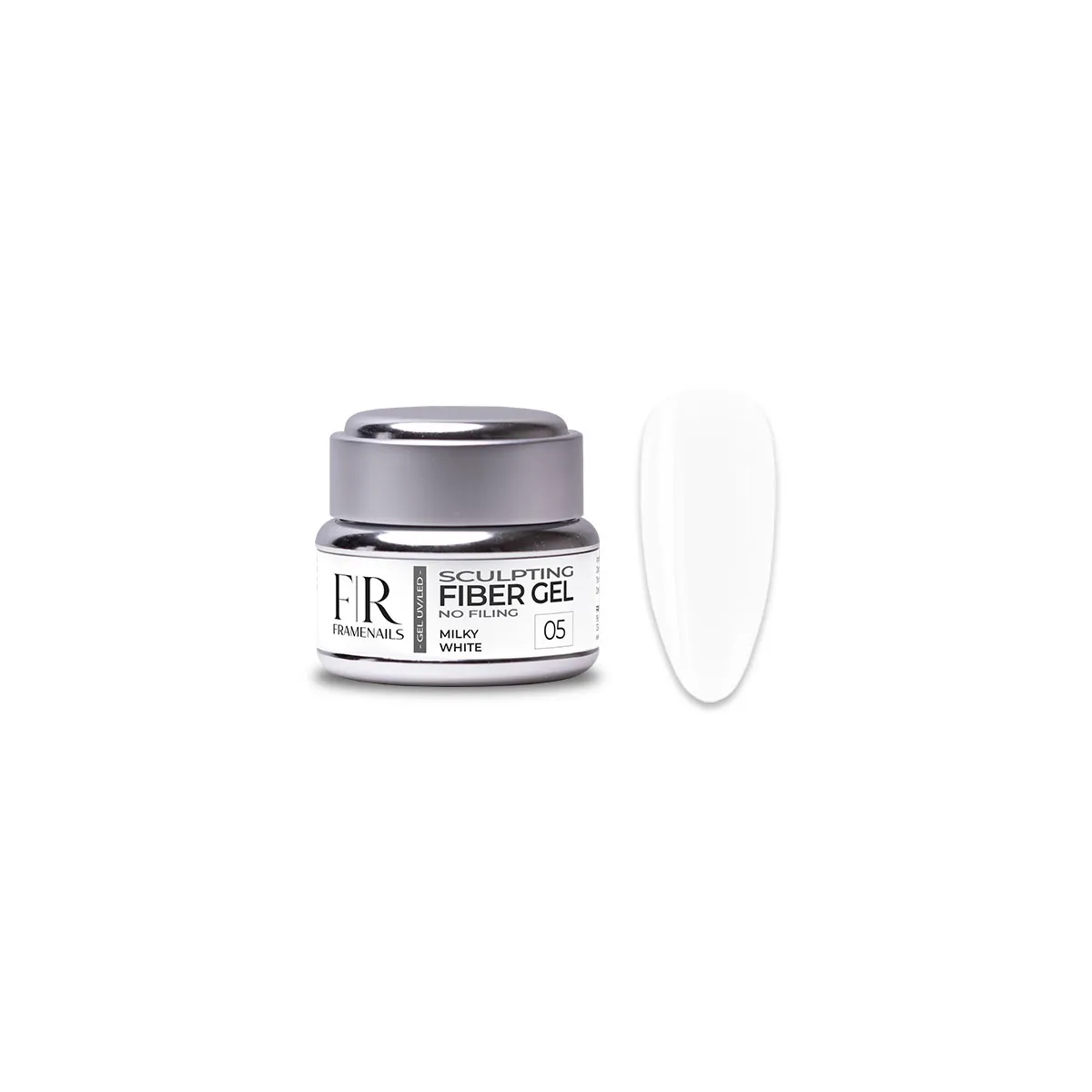 Gel Sculpting Fiber Milky White 05 15g