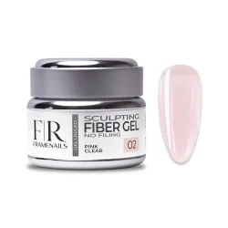 Gel Sculpting Fiber Pink Clear 02 50g