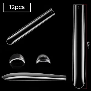 Capsules Nail Art 3XL Clear (12pcs T0-T11)