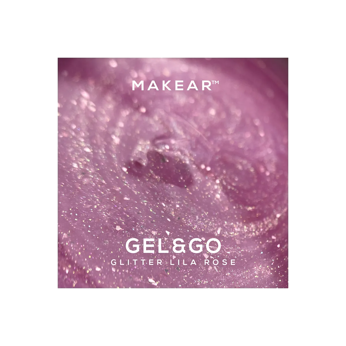 Gel&Go GG24 Glitter Lila Rose 50ml
