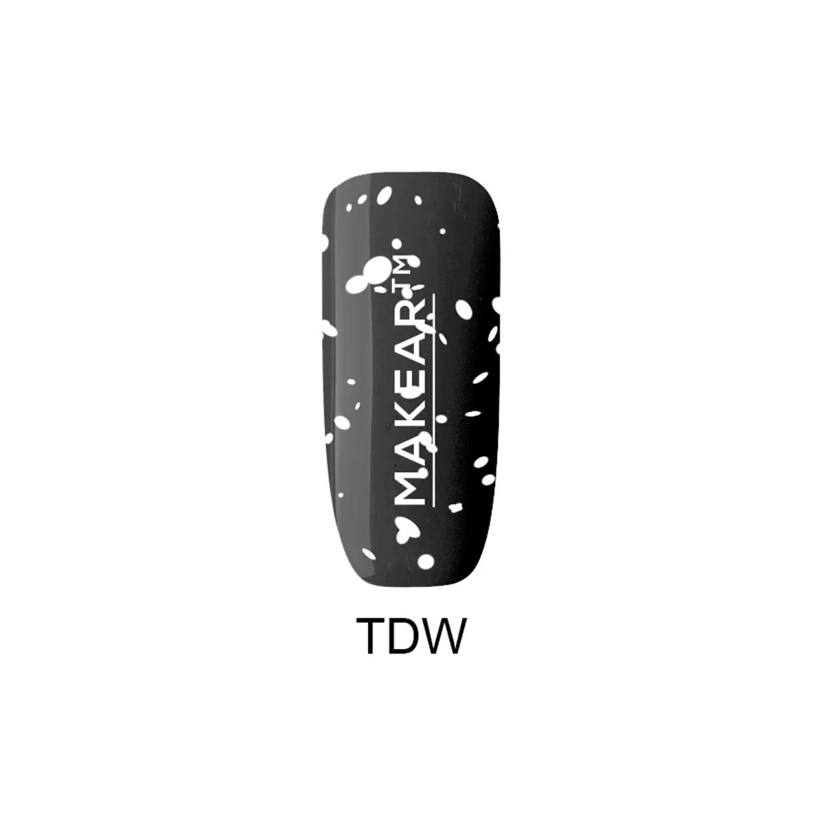 Gel Polish Top No Wipe White Dots 8ml