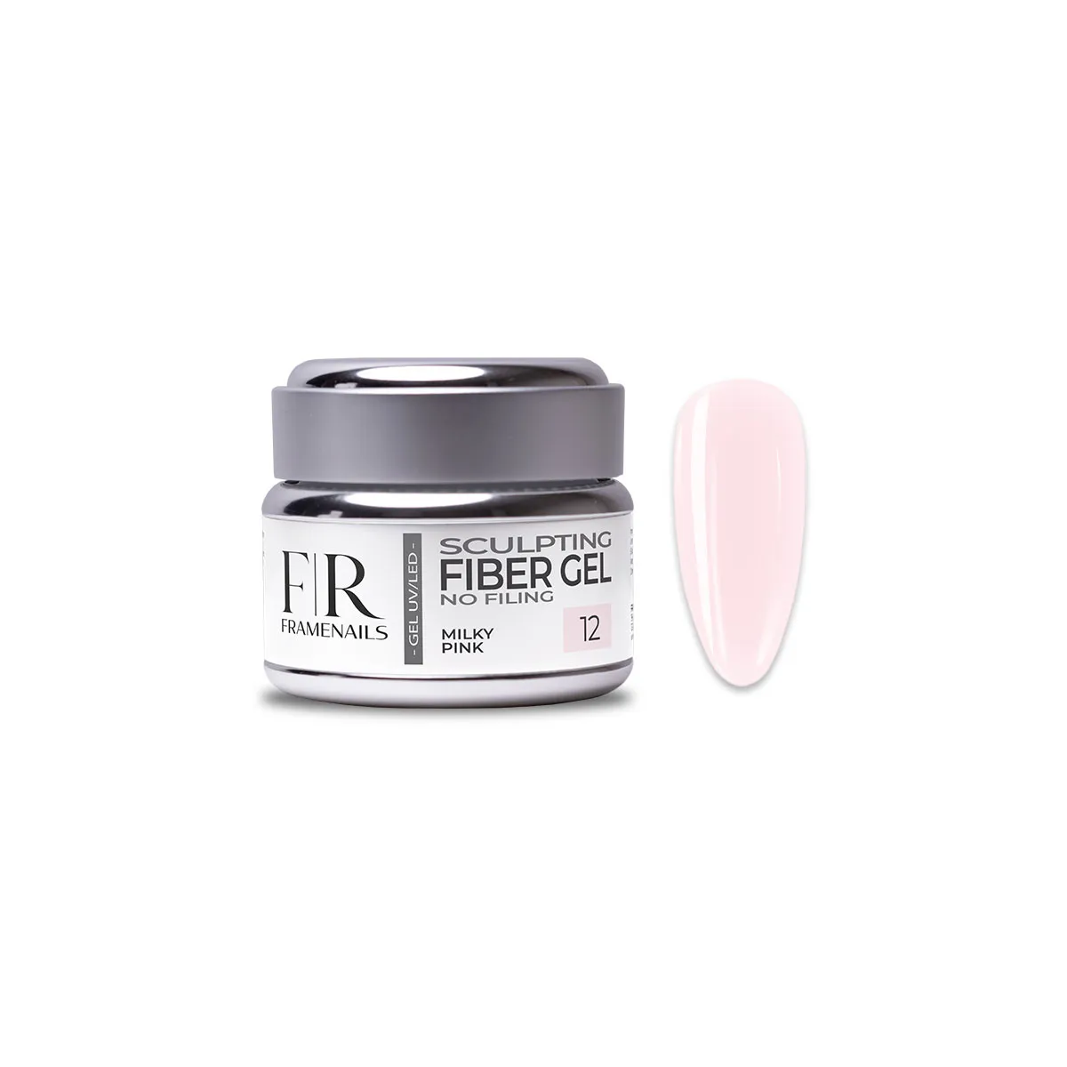 Gel Sculpting Fiber Milky Pink 12 50g