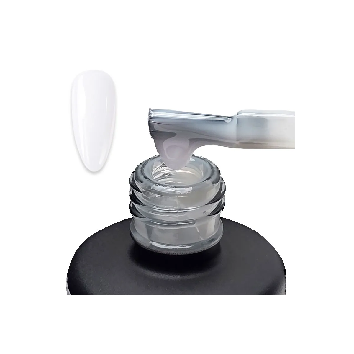 Top Glossy No Wipe Milky White 15ml