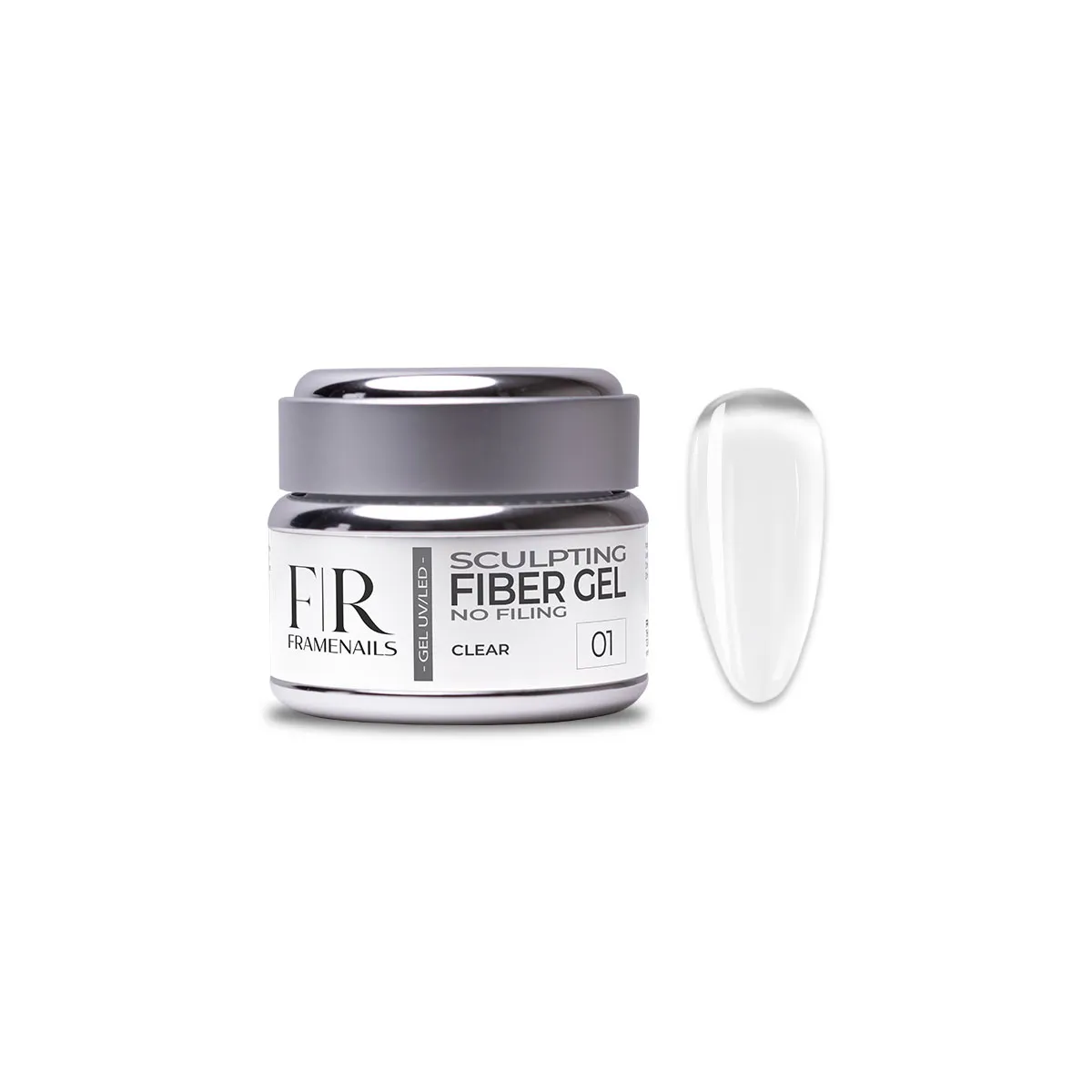 Gel Sculpting Fiber Clear 01 50g