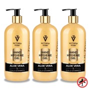 Lot de 3 Hand Hygiene Gel Victoria Vynn 500ml 2 + 1 offert