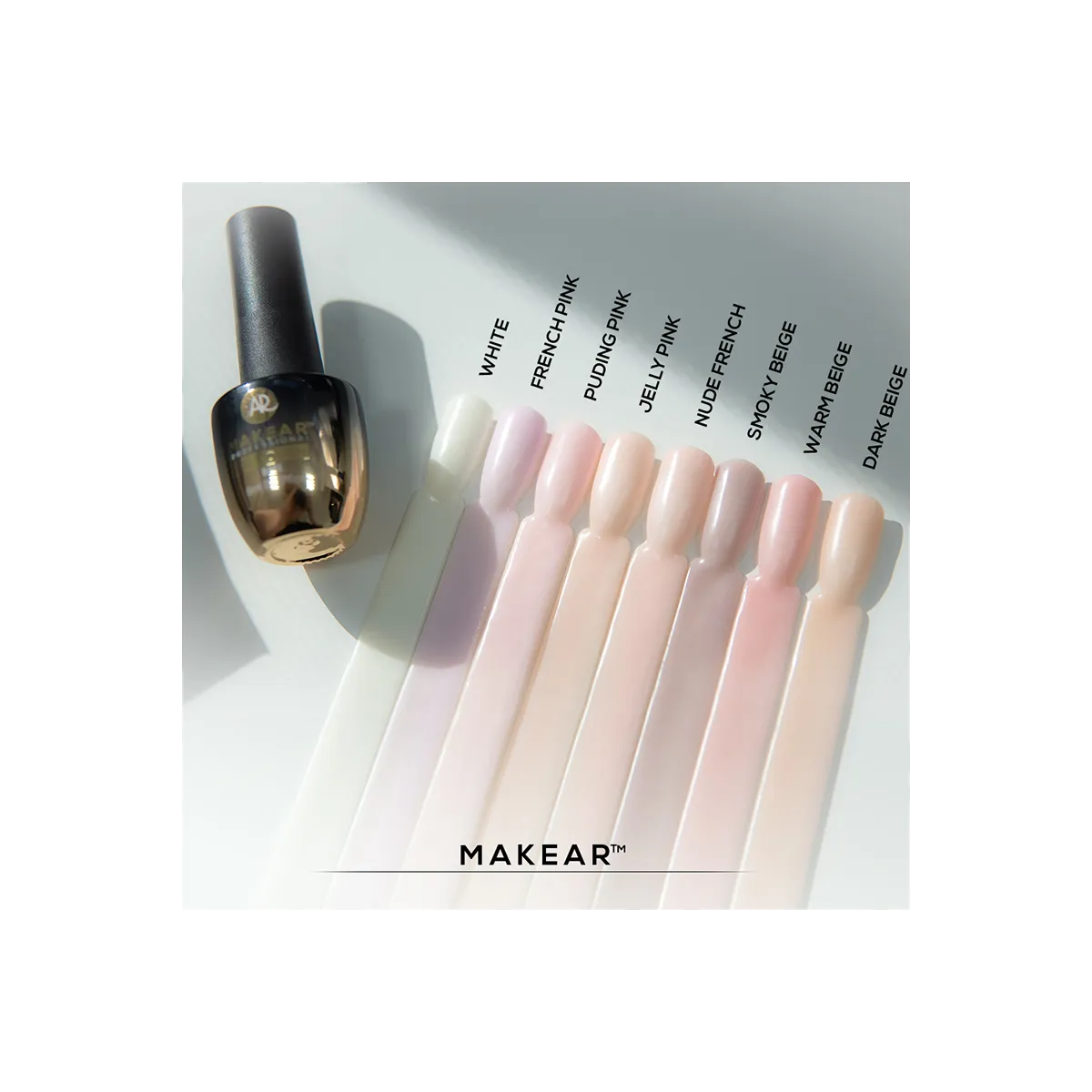 Nude Rubber Base Jelly Pink NRB04 8ml Makear