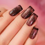 Gel Polish 427 Cat Eye Sparkle Brownie