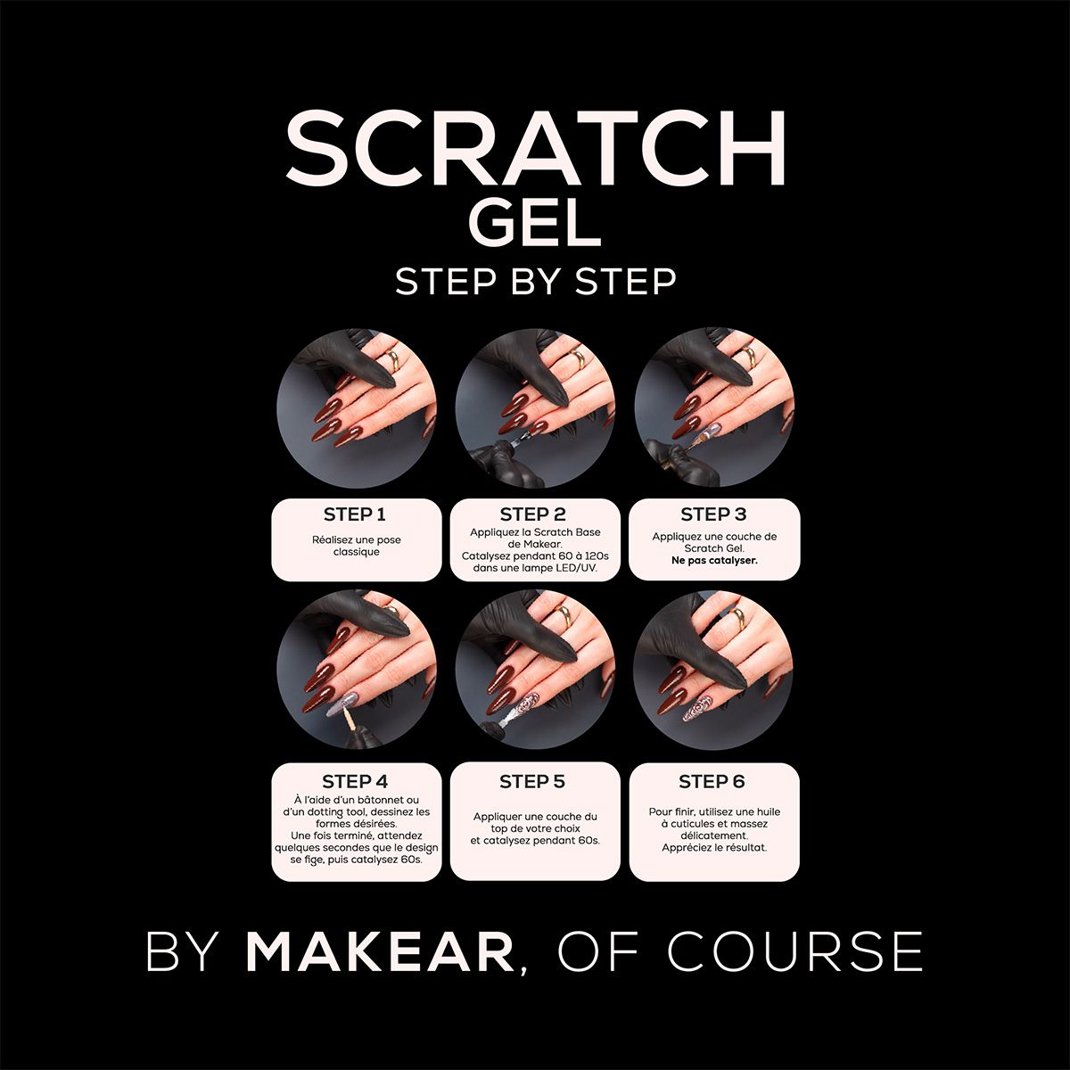 Scratch base - Base pour Scratch Gel 8ml Makear