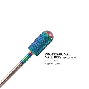 Fraise Tungstène Arc-en-ciel N°118