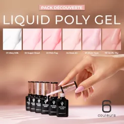 Pack Découverte Liquid Poly Gel (5+1 Offert) VV