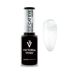 Gel Polish Top Silver Cat Eye No Wipe