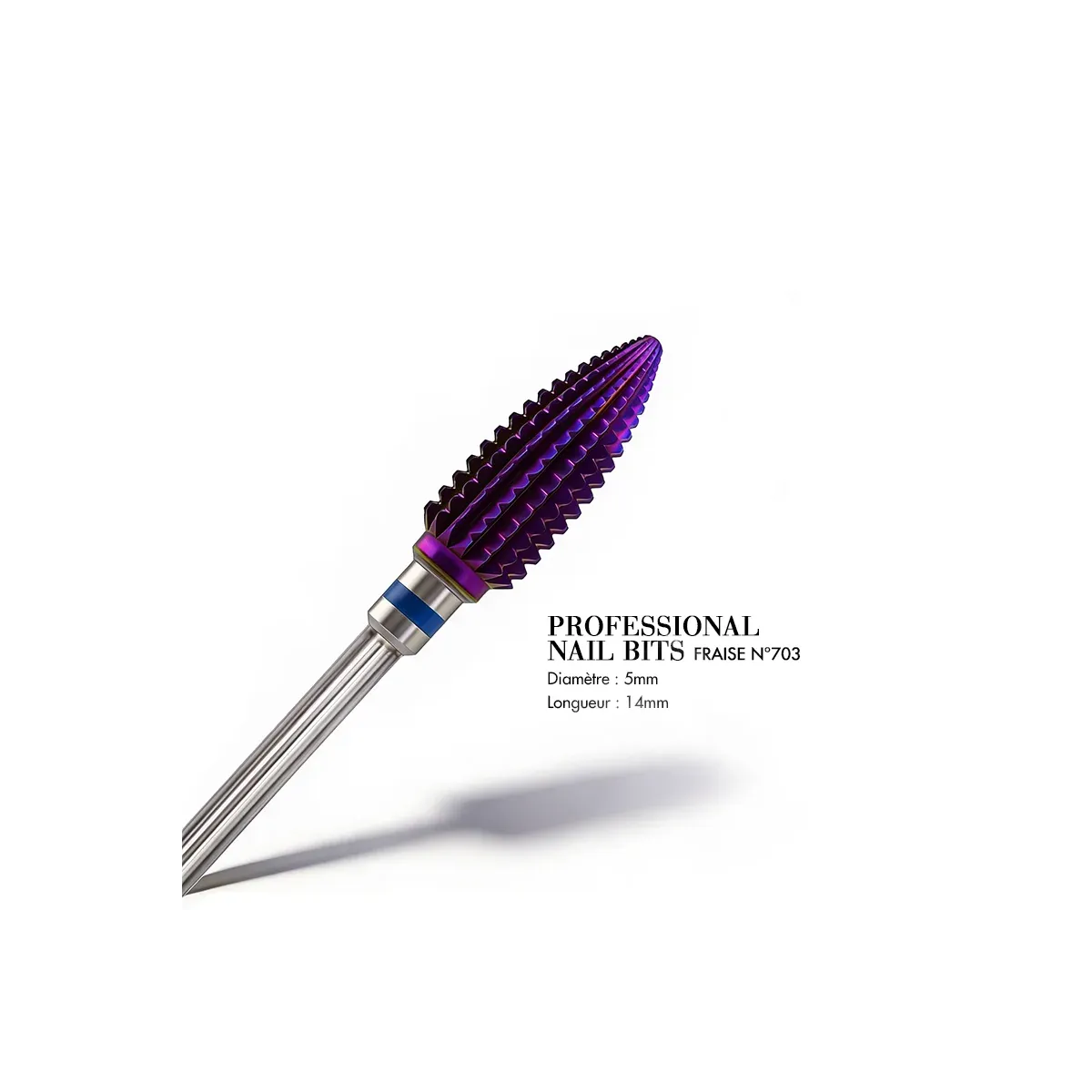 Fraise Flamme Purple Medium N°703