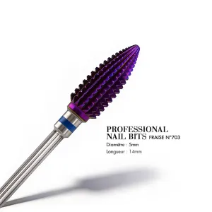 Fraise Flamme Purple Medium N°703