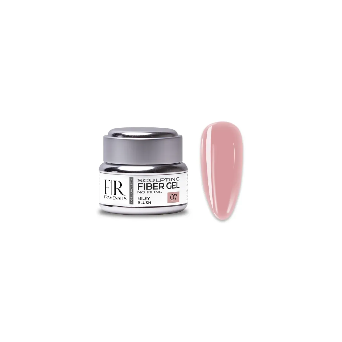 Gel Sculpting Fiber Milky Blush 07 15g