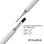 Double-sided brush gel EXCLUSIVE NBX-06/11 Staleks