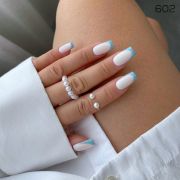 Kit Gel Polish Regular Milky French + FG08 Makear