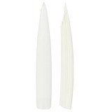 Capsules Nail Art Stilet White (10pcs T0-T9)