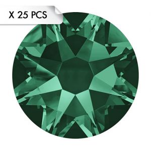 Strass SS20 Emerald (25pcs)