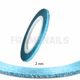 Stripping Tapes Glitter Sky Blue 2mm