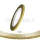 Stripping Tapes Glitter Gold 2mm