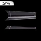 Coffin Tips XXL Clear (Sachet 600pcs)