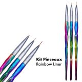 Kit 3 Pinceaux Rainbow Liner