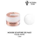 Mousse Sculpture Gel Polar White 02 (15ml)