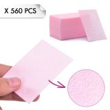 Cotton Pads Pink (560pcs)
