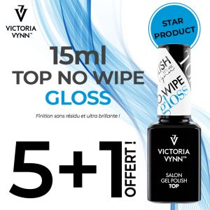 Promo Top No Wipe Gloss 15ml 5+1 Offert