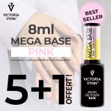 Promo Mega Base Pink 8ml 5+1 Offert