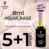 Promo Mega Base Lily Pink 8ml 5+1 Offert