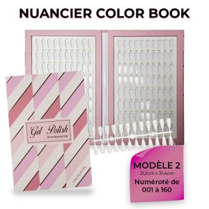 Nuancier Color Book Modèle 2 160pcs