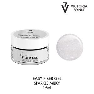 Easy Fiber Gel Sparkle Milky 15ml