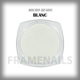 Micro Beads Blanc Mat