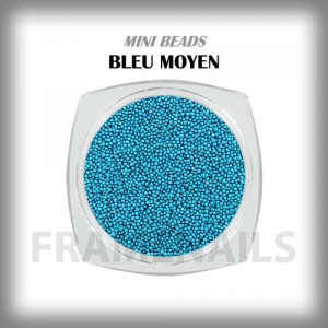 Mini Beads Bleu Moyen