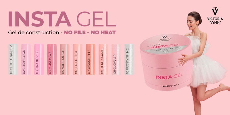 Insta Gel No File No Heat : le nouveau gel de construction Victoria Vynn FRAMENAILS